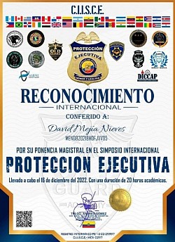 Instructor en el curso Protección Ejecutiva