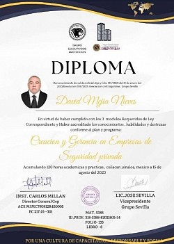 Creación y Gerencia de Empresas de Seguridad Privada