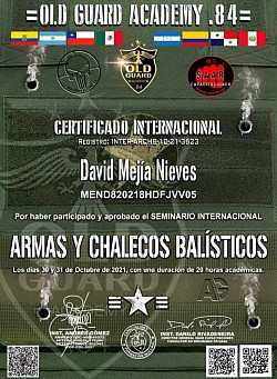Armas y Chalecos Balísticos