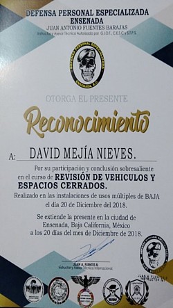 Revisión de Vehículos y Espacios Cerrados
