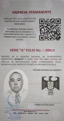 Cédula Permanente (Delantera)