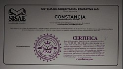 Constancia (Trasera)