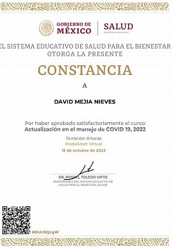 Actualización en el Manejo de Covid 19, 2022